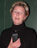 Frau Siecker, Geschäftsführerin des PVW 